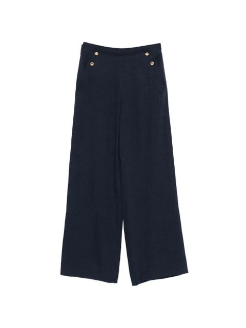 Maje button-embellishment trousers - Blue - zdjęcie produktu nr 1