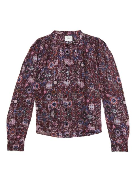 MARANT ÉTOILE Noeline blouse - Purple - zdjęcie produktu nr 1