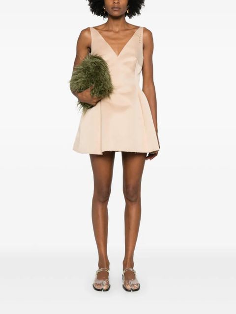Marni duchess satin mini dress - Neutrals - zdjęcie produktu nr 2