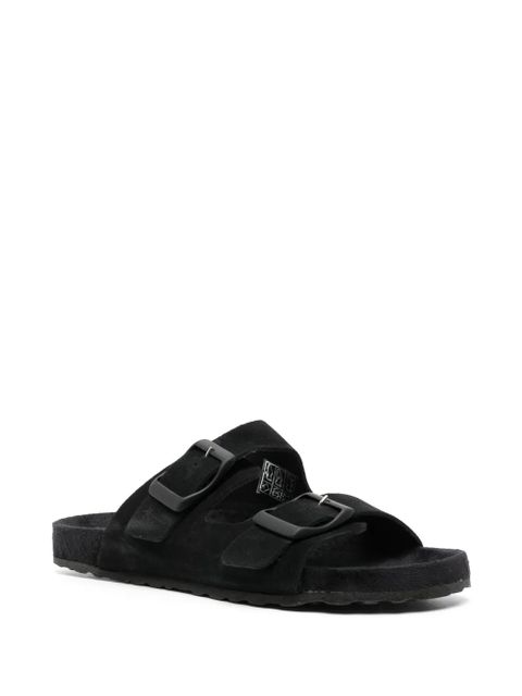 Manebi Hamptons suede sandals - Black