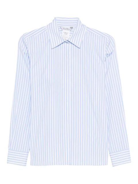 Max Mara stripe-pattern shirt - Blue - zdjęcie produktu nr 1
