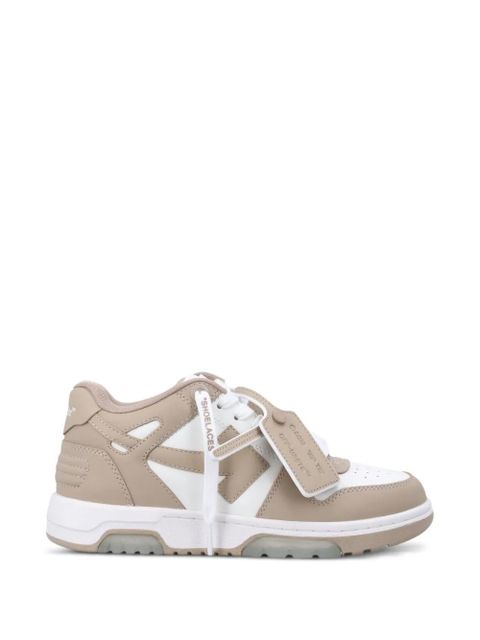 Off-White leather sneakers - Neutrals - zdjęcie produktu nr 1