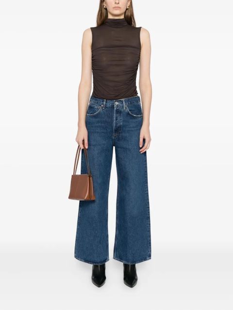 AGOLDE DAME high-raise jeans - Blue