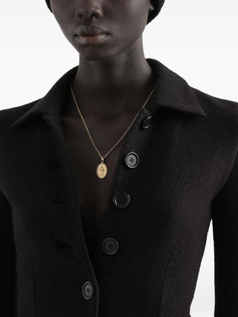 Dolce & Gabbana single-breasted wool cloth jacket - Black