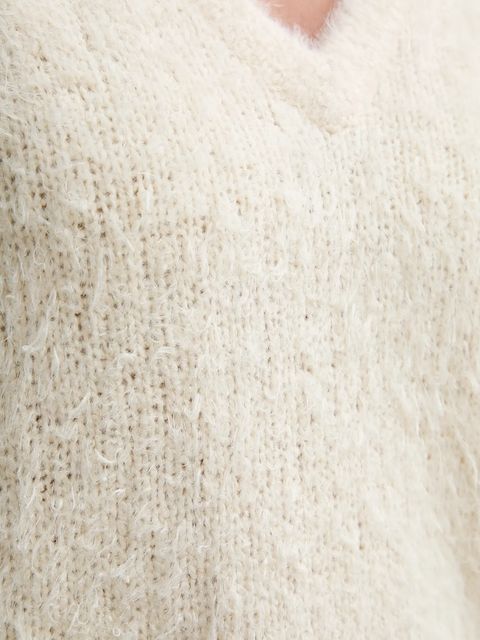 Filippa K sweter jedwabny damski kolor beżowy 31857