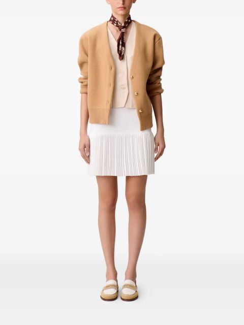 Claudie Pierlot pleated mini skirt - White - zdjęcie produktu nr 2