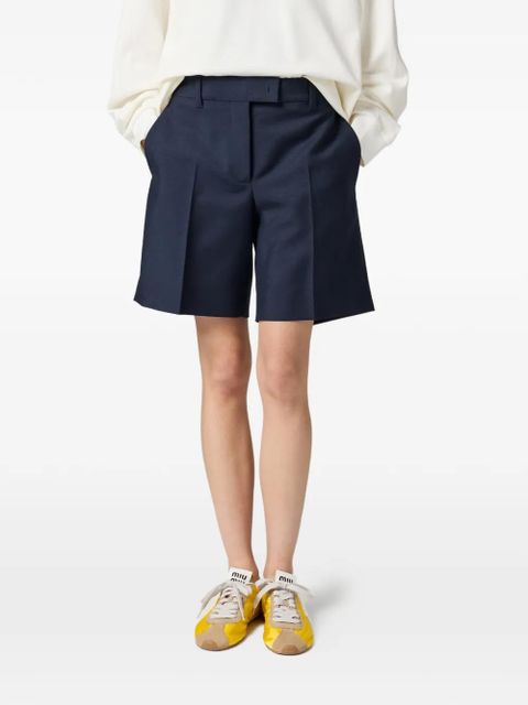Miu Miu Plume technical fabric and suede sneakers - Yellow