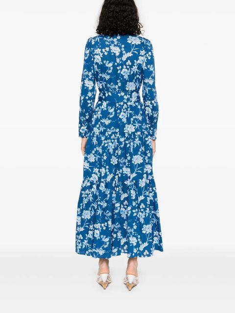 MC2 Saint Barth cotton maxi dress - Blue