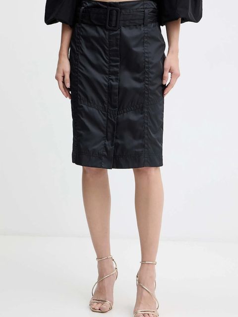 Pinko spódnica kolor szary mini prosta 105941 A2Y0 - zdjęcie produktu nr 1