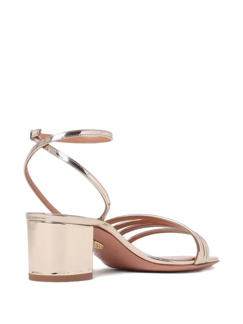 Aquazzura 50mm Latour block-heel sandals - Gold