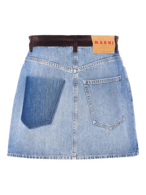 Marni denim mini skirt - Blue