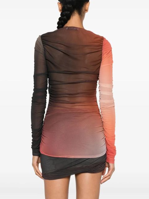 The Attico gradient shirt - Red - zdjęcie produktu nr 2