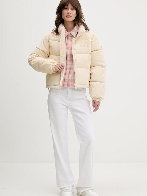 Guess Jeans koszula bawełniana damska kolor różowy relaxed z kołnierzykiem klasycznym W5BH39 WGMH1