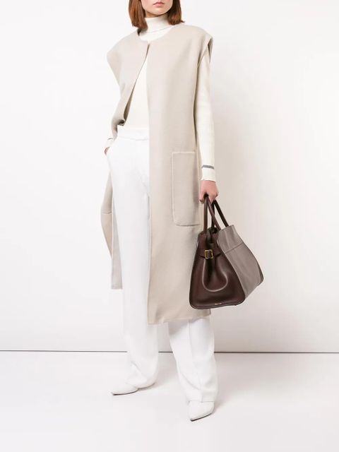 The Row Margaux leather tote - Brown - zdjęcie produktu nr 2