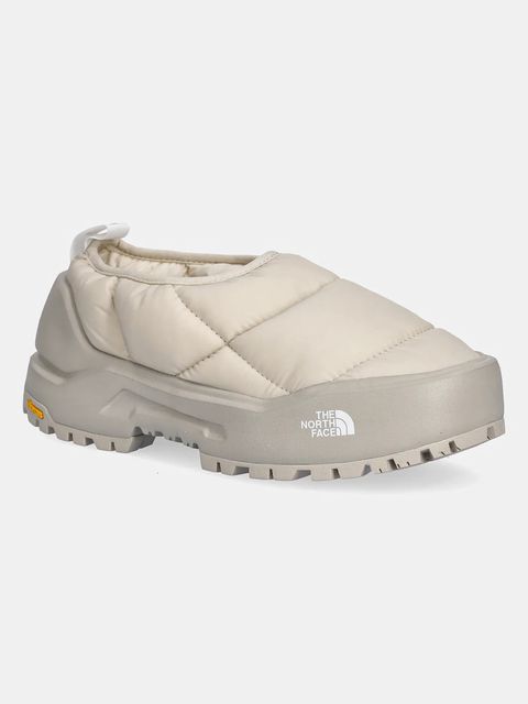 The North Face kapcie Base Camp Thermoball Mule kolor beżowy NF0A8DBUEXL1 - zdjęcie produktu nr 1