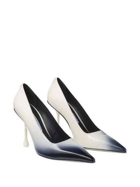 Jimmy Choo 85mm Ixia pointed-toe pumps - White - zdjęcie produktu nr 2