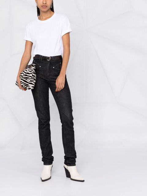 KHAITE The Mae logo-appliqué T-shirt - White