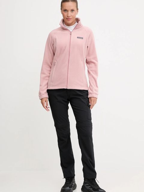 Columbia bluza sportowa Benton Springs kolor różowy gładka 1372111 - zdjęcie produktu nr 2