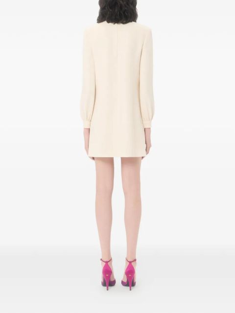 Valentino Garavani cady couture embroidered dress - Neutrals