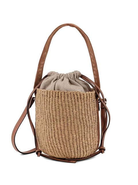 Chloé small Woody bucket bag - Neutrals - zdjęcie produktu nr 1