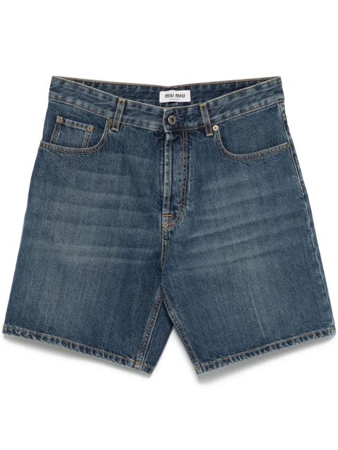 Miu Miu denim shorts - Blue - zdjęcie produktu nr 1