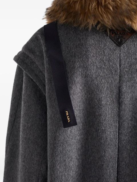 Prada single-breasted coat - Grey