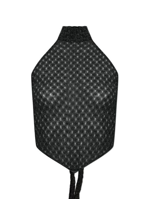 Missoni spiderweb-lace halterneck top - Black