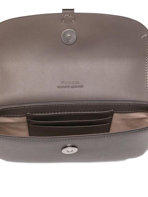 PINKO logo-detail cross body bag - Grey