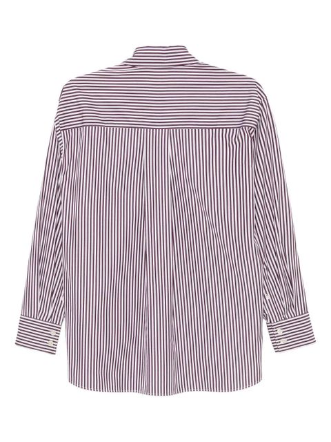 ISABEL MARANT striped button-fastening shirt - Neutrals