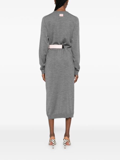 Moschino round neck dress - Grey