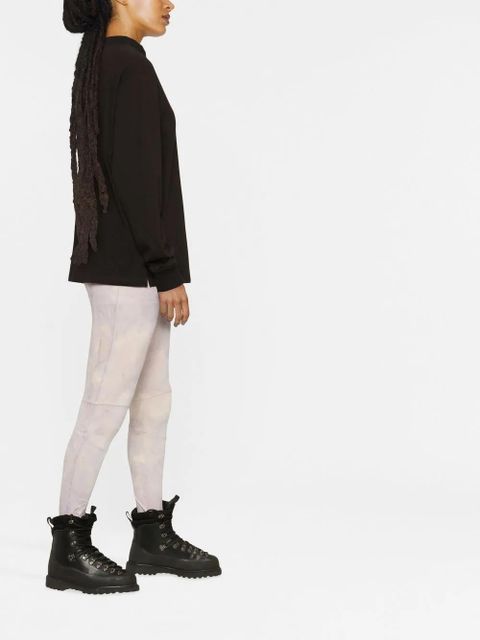 Moncler Grenoble abstract pattern leggings - Neutrals