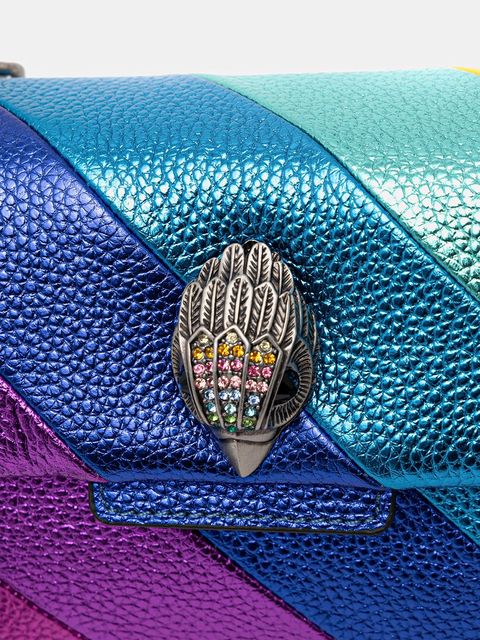 Kurt Geiger London torebka skórzana KENSINGTON kolor multicolor 4550969109