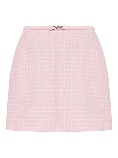 Versace check-pattern mini skirt - Pink - zdjęcie produktu nr 1