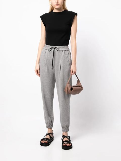 3.1 Phillip Lim mélange-effect drawstring track pants - Grey - zdjęcie produktu nr 2