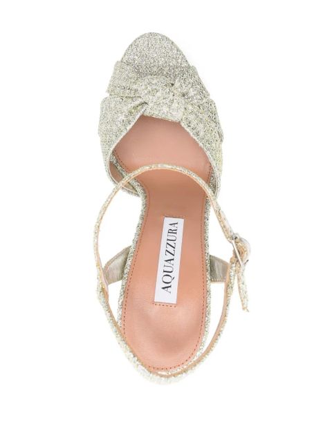 Aquazzura 130mm Nina sandals - Silver