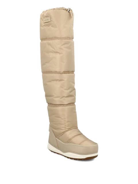 BOGNER quilted over-the-knee boots - Neutrals - zdjęcie produktu nr 2