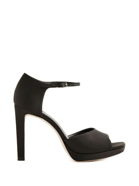 Reformation Gloria silk sandals - Black - zdjęcie produktu nr 1