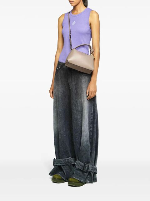 JW Anderson logo-embroidered top - Purple - zdjęcie produktu nr 2