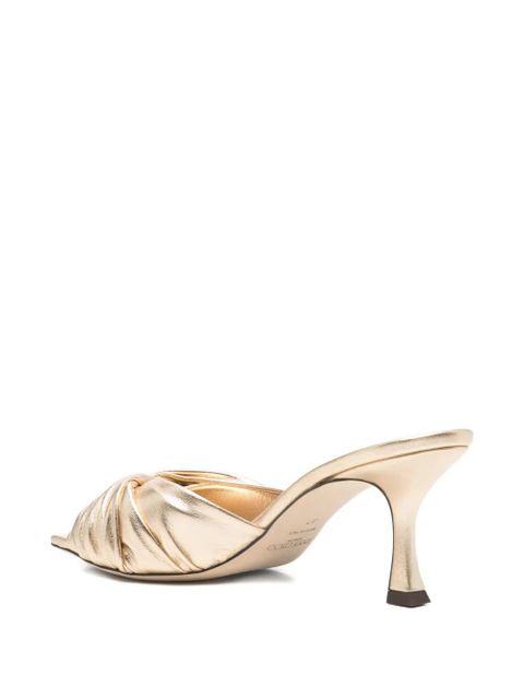 Jimmy Choo Skye twisted mules - Gold