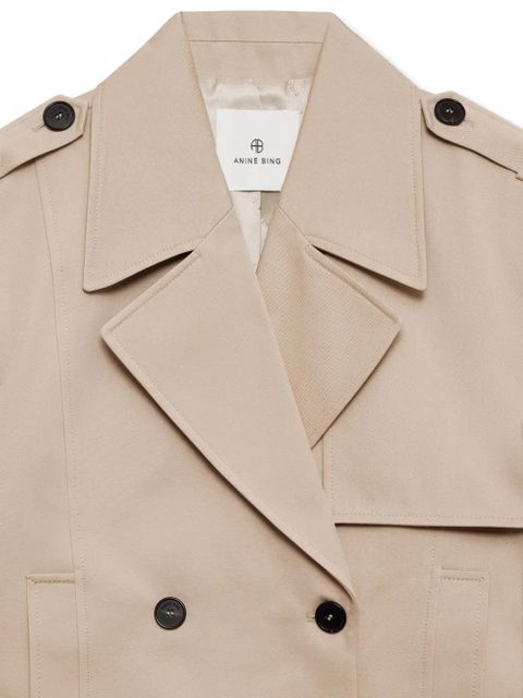 ANINE BING Greer double-breasted jacket - Neutrals