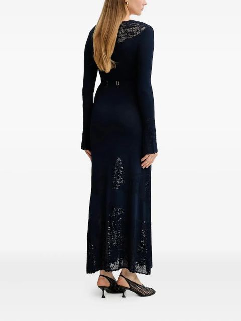 TWINSET belted maxi dress - Blue - zdjęcie produktu nr 2