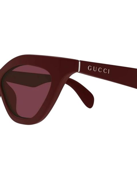 Gucci Eyewear cat-eye frame sunglasses - Brown - zdjęcie produktu nr 2