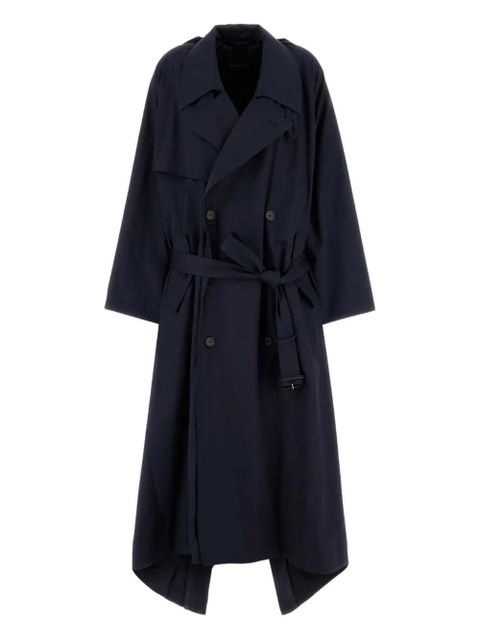 Balenciaga double-breasted belted trench coat - Black - zdjęcie produktu nr 1