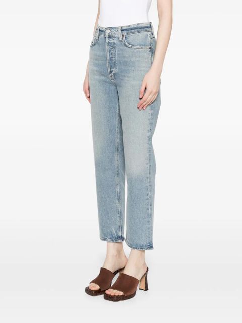 AGOLDE 90's pinch waist crop jeans - Blue