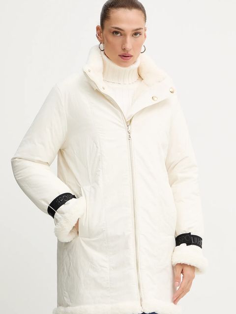 Liu Jo kurtka dwustronna kolor beżowy przejściowa TF5047.E0912