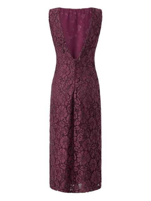 PINKO lace slit dress - Purple - zdjęcie produktu nr 2