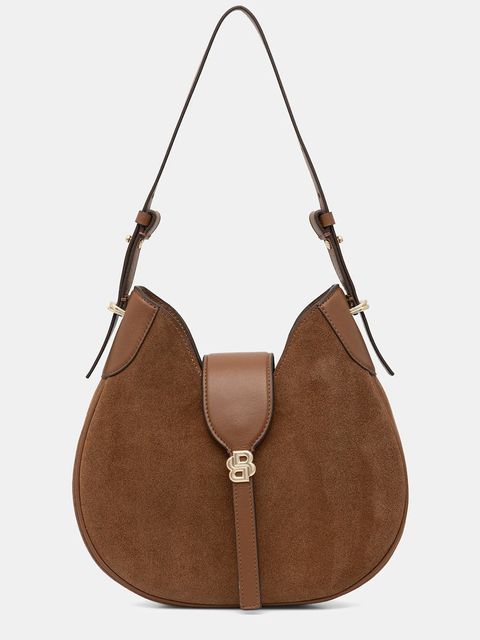 BOSS torebka zamszowa BOSS BEYOND Hobo S - zdjęcie produktu nr 1