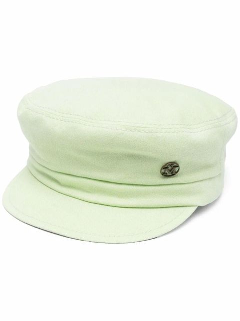 Maison Michel cotton-blend baker-boy hat - Neutrals - zdjęcie produktu nr 1