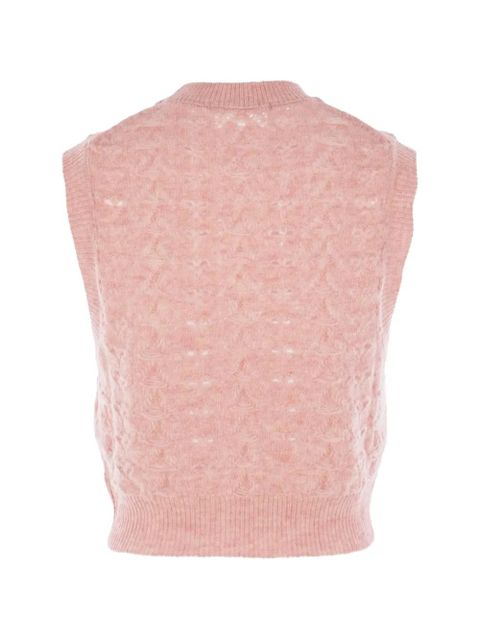 Cecilie Bahnsen Brisa vest - Pink - zdjęcie produktu nr 2