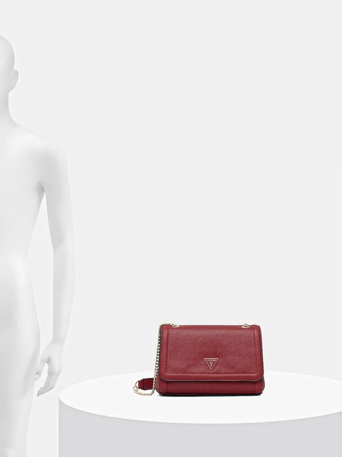Guess torebka NOELLE kolor czerwony HWZG96 72210